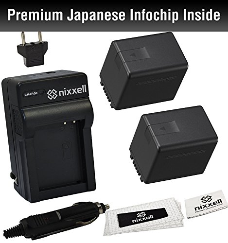 Combo Kit WT Nixxell Battery (2pack) and Charger for Panasonic VW-VBK360 and Panasonic, HC-V500,HC-V700M,HDC-HS80,HDC-SD90, HDC-SDX1H, SDR-H100,SDR-S70, SDR-S71, SDR-T50, SDR-T70, SDR-T71, SDR-T76 Combo Kit WT Nixxell Battery (2pack) and Charger for Panasonic VW-VBK360 and Panasonic, HC-V500,HC-V700M,HDC-HS80,HDC-SD90, HDC-SDX1H, SDR-H100,SDR-S70, SDR-S71, SDR-T50, SDR-T70, SDR-T71, SDR-T76