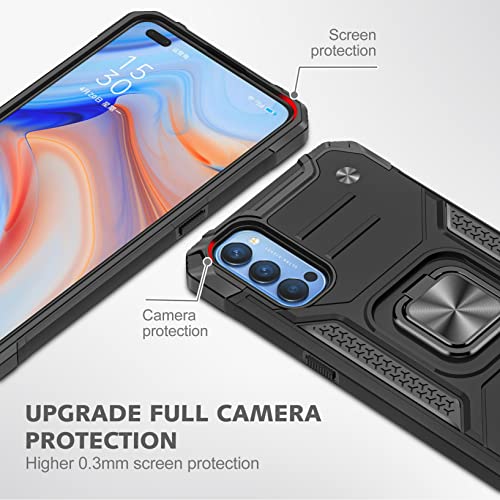 Cover per Oppo Reno 4 5G, [360 Gradi Magnetica