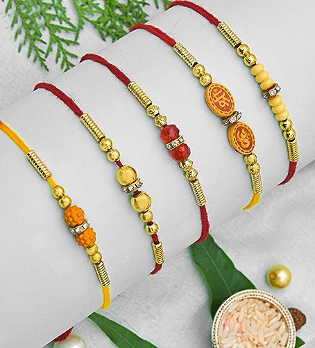 Image of Mobison Multicolor Combo of 10 Dora Rakhi Set for Brother, Bhaiya, Bhabhi for Rakhi /Rakshabandhan with Roli Chawal & Greeting Card -RCHMPR3410