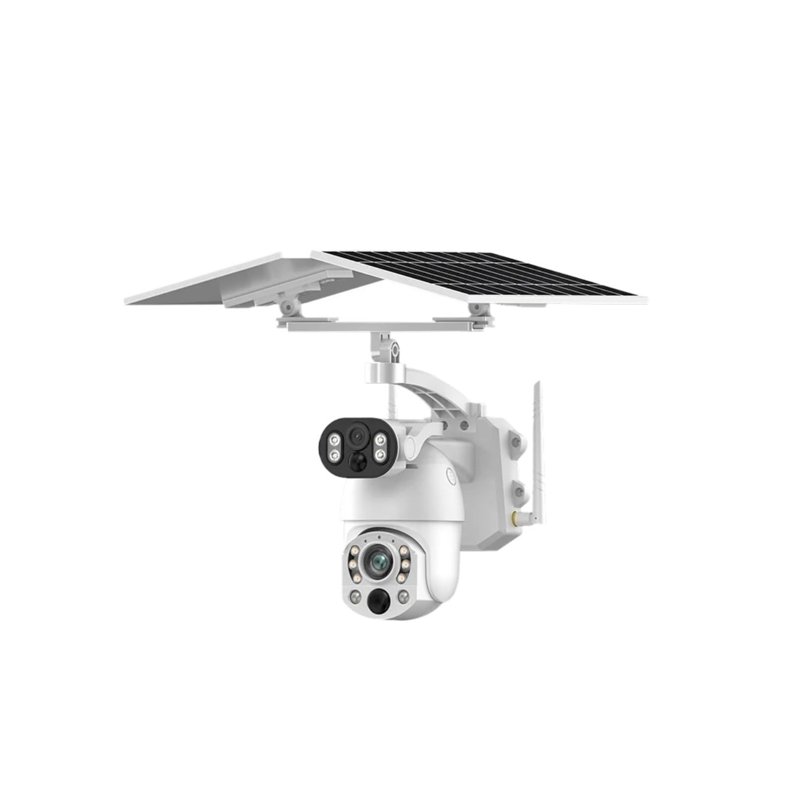 4K 50X Zoom Ottico Doppio Schermo Telecamera Solare Di Sicurezza 4G Wireless Sorveglianza Esterna WiFi PTZ Rilevamento Movimento Tracking IP Cam
