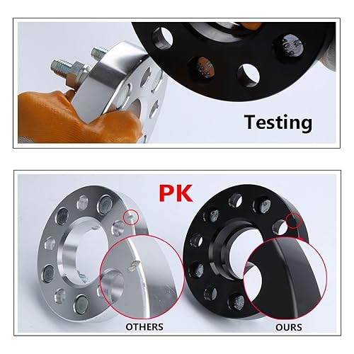 Entretoises de roue 5x4.5 cales de moyeu 20mm avec goujons pour Mazda 3 6