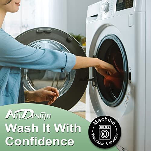 Anydesign Farmhouse Kitchen Towel 18 X 28 Inch Watercolor Greenery Truck Dish Towel Seasonal Rustic Hand Drying Tea Towel For Spring Summer Cooking Baking Cleaning Wipes, 2Pcs #TOP2