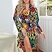 Women Kimono Robes,Long Knit Tie Bathrobe Soft Sleepwear V-neck Casual Ladies Nightwear Fashion Grateful Dancing Dead Bears Rose M