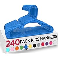 Utopia Home Plastic Kids Hangers for Clothes - Durable and Slim Baby and Children