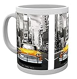 Licencia 100% oficial Nosoloposters GB Eye LTD, New York, Taxi No 1, Taza