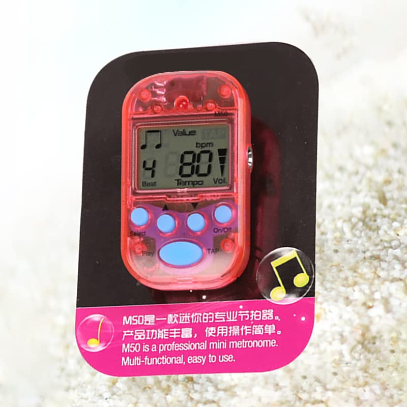 Métronome Électronique M50 - Mini Métronome Portable Pour Piano, Guitare, Violon, Batterie Et Autres Instruments - 2