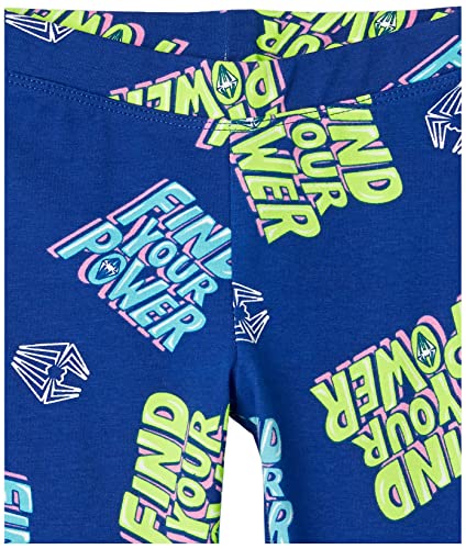Image of Amazon Essentials Disney | Marvel | Star Wars | Frozen | Princess Girls and Toddlers' Cotton Stretch Leggings, Multipacks