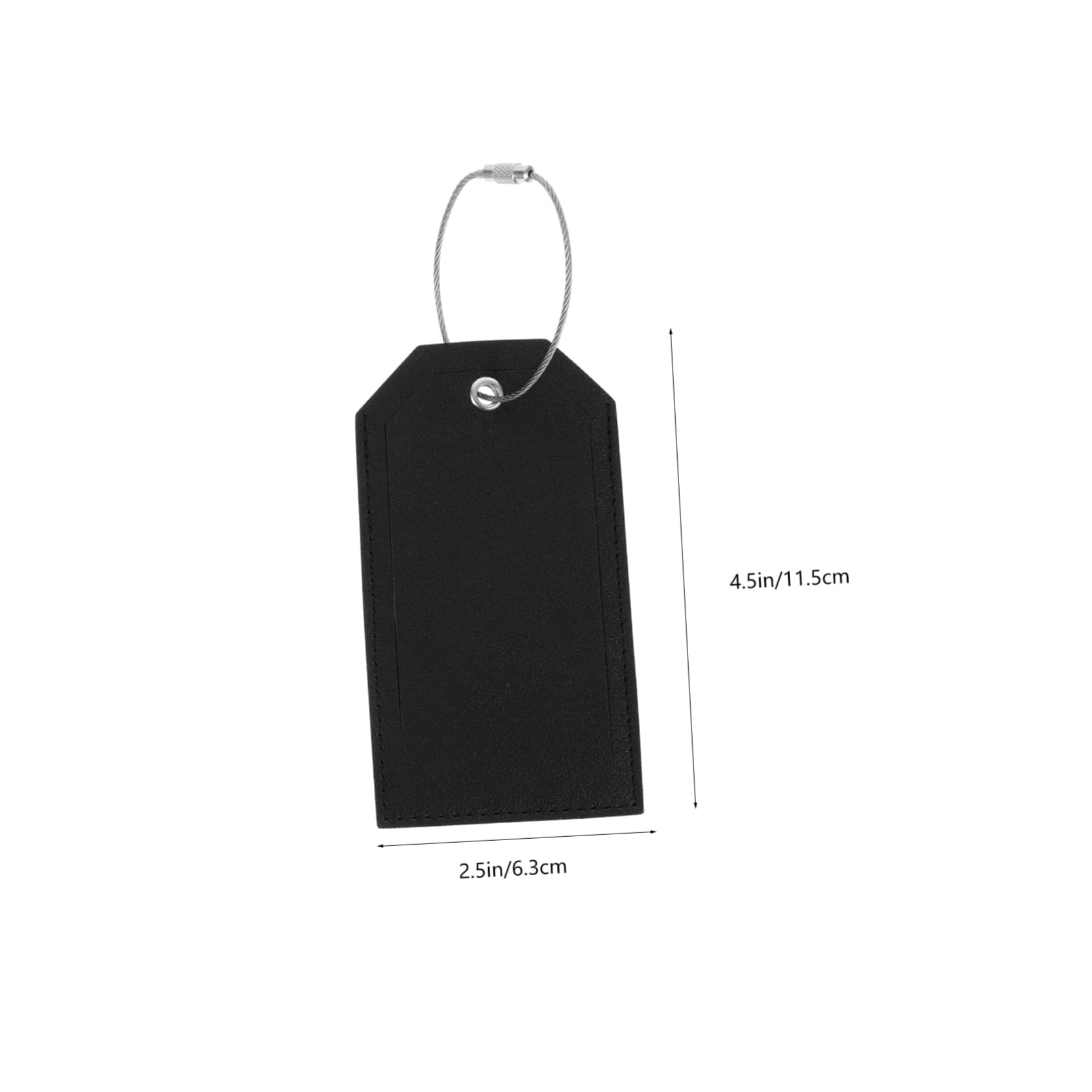 12pezzi Etichette Per Valigie Pu Pelle Da Targhette Identificative Con Flap Privacy Accessori Per Bagagli Leggeri e Resistenti Per Viaggi e Trasporti