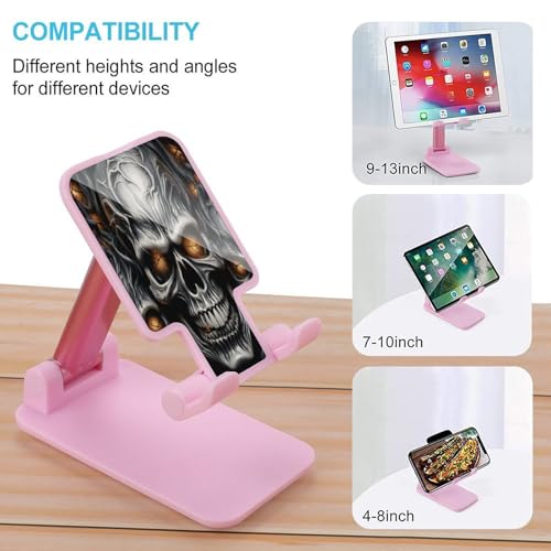Support de téléphone pliable tête de mort réglable pour iPhone et Android - 3