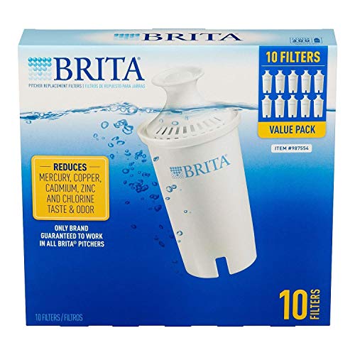 Brita brita10ct Standard, 10 Count (Pack of 1), White