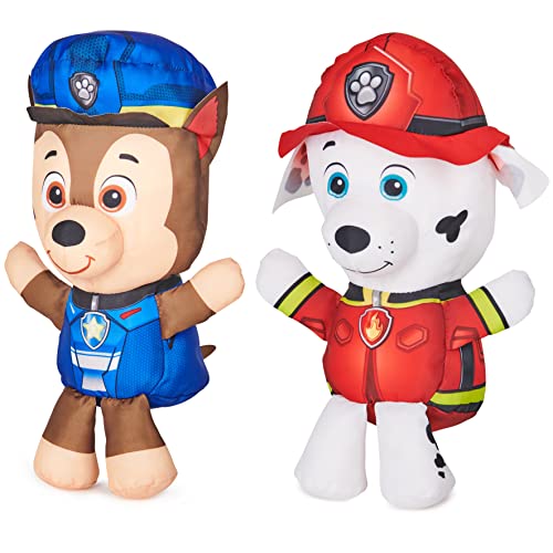 Image of SwimWays Nickelodeon Paw Patrol Chase and Marshall Swim Huggable 2-Pack, Floating Paw Patrol Toys for Kids Ages 1+