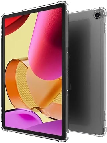 Miniatura 8 de Zeking Funda para tablet Tienda Fire Max 11, esquinas reforzadas transparentes transparentes de poliuretano termoplástico (TPU) para tableta Tienda