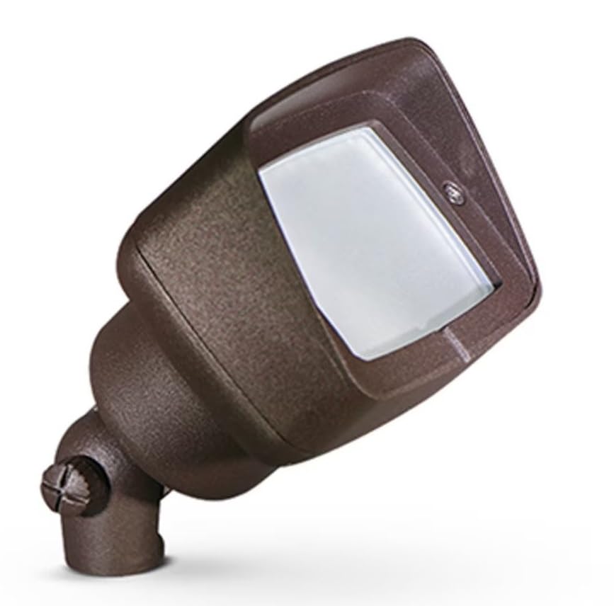 SPWPro-Trade PT-FL1-BZ-NL Flood Light Wall Wash Fixture Aluminum Housing Bronze Finish Outdoor Landscape Lighting - LED Bulb Not Included
