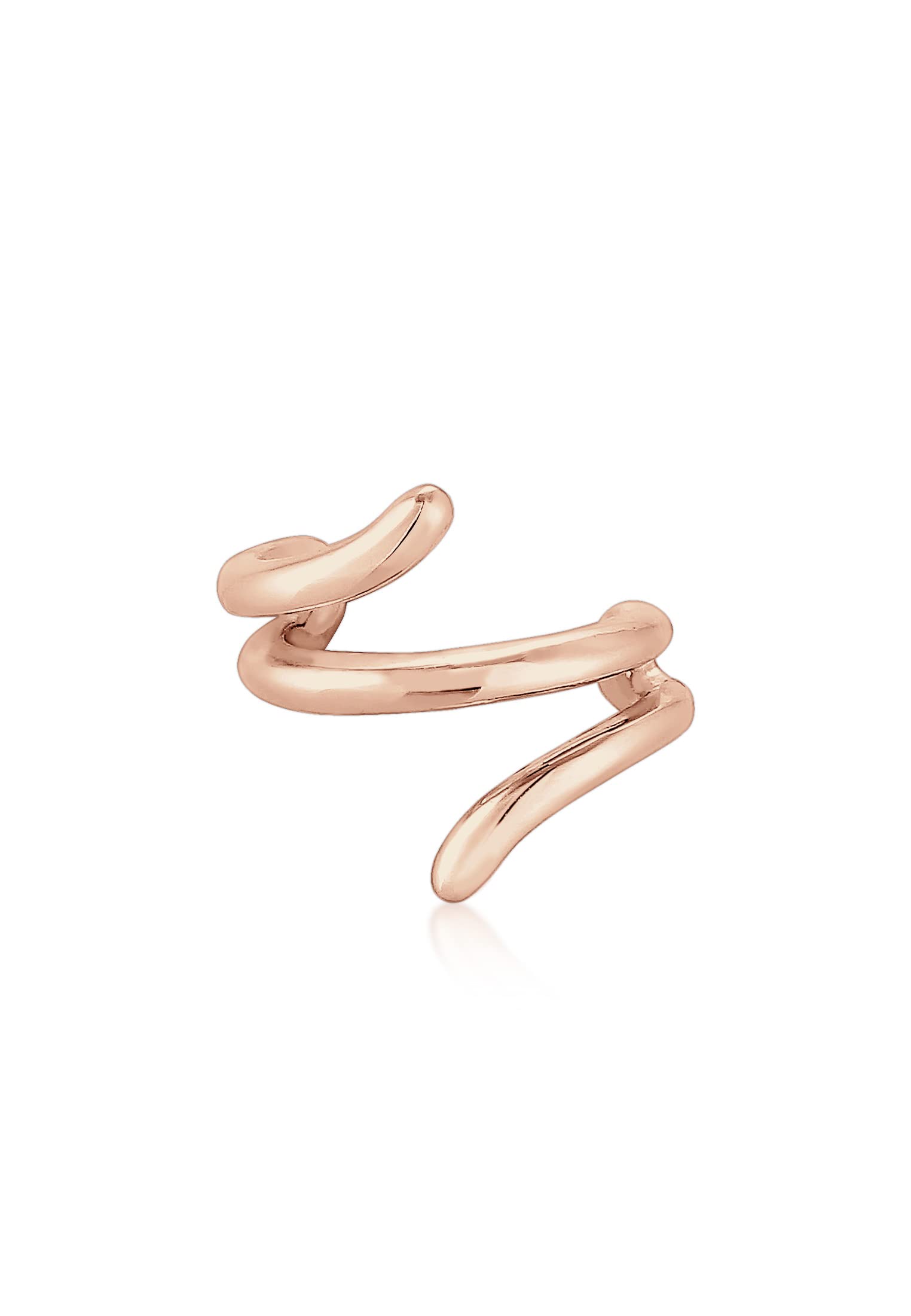 Elli Earrings Ladies Earcuff in Geo Minimal Design in 925 Sterling Silver
