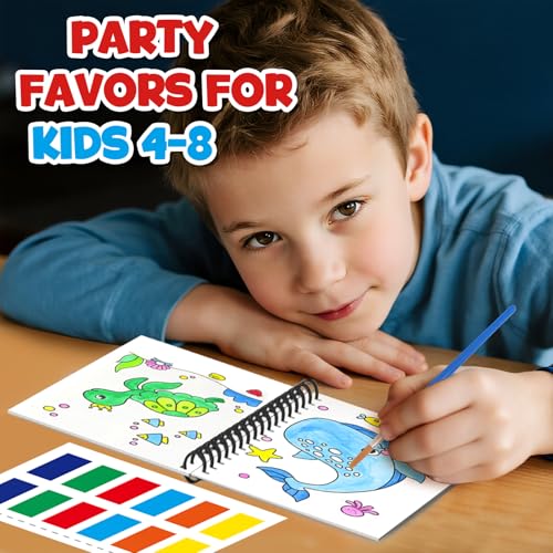 Image of ZMLM 24 Pack Coloring Books - Birthday Party Favors for Kids 4-8 Craft Gift