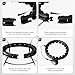 Fikswe Weighted Hula Infinity Circle Hoops for Weight Loss, Infinity Fitness Hoop Plus Size for Women, Adjustable 30-Link Smart Exercise Circle for Home Workout Abs & Waist Training