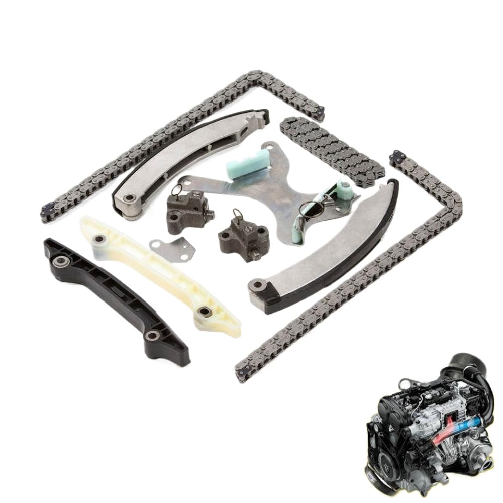 Kit de chaîne de distribution sans engrenages 3,7 L V6 GAZ à aspiration naturelle compatible avec Ram DAKOTA Cherokee 02 11 3,7 L