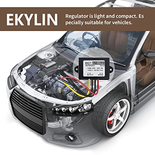 DC 12v Step up to 24v Converter Regulator 5A 120W Power Supply Adapter for Motor Car Truck Vehicle Boat Solar System etc.(Accept DC9-20V Inputs)3