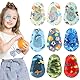 APOMOONS 9 Stück Augenpflaster Kinder Augenpatches Cartoon-Augenklappe, Cartoon Graffiti Augenaufkleber Geeignet bei Brillen, Strabismus, Myopie für Linke & Rechte Augen
