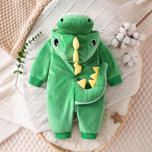 Baby Dinosaur Romper Halloween Infant Onesie Dress Up Outfit Toddler Party - image 6