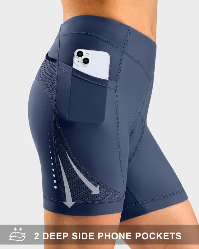 Bikewa Women's 4D Gel Padded Shorts