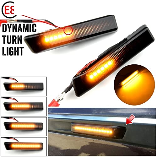 Lámpara secuencial intermitente lateral LED para BMW E53 2000-2005 y E36 3