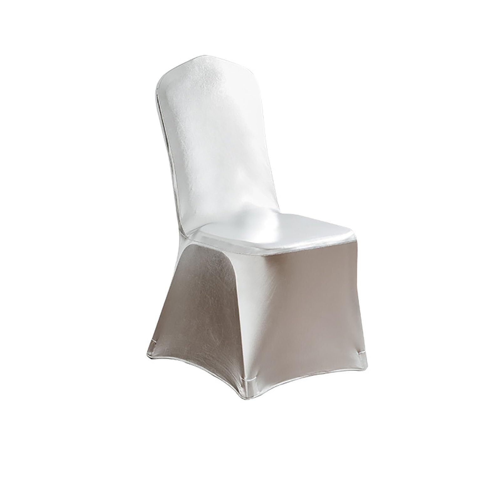 NMVAWIPT Stretch Spandex Chair Covers Fitted Slipcovers For Wedding Party Banquet Events(#1,15pcs)