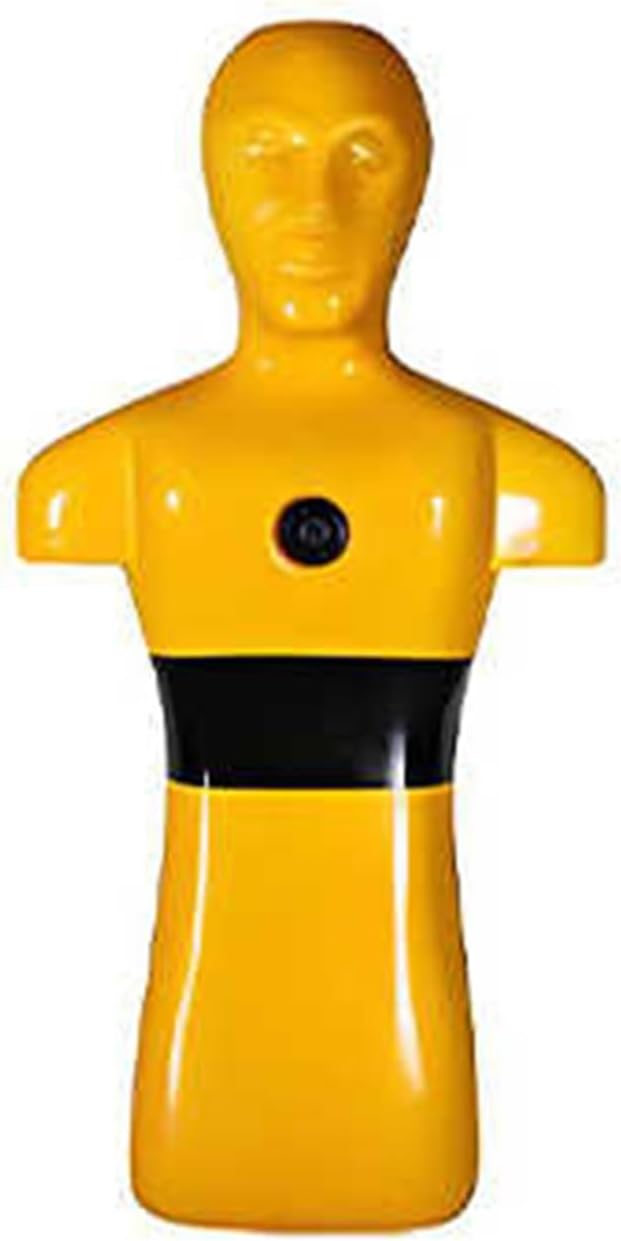 Water Rescue Training Dummy, Easy to Operate Model Props,with Counterweight, Train Equipment for Drowning Drill(Orange)