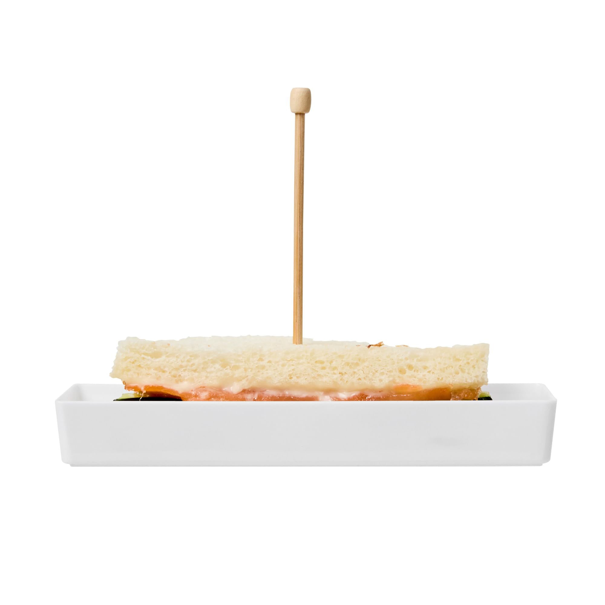 Mini Pot, Plastic Mini Pot, Infinity - White - 2.5 oz - 100ct Box - Restaurantware