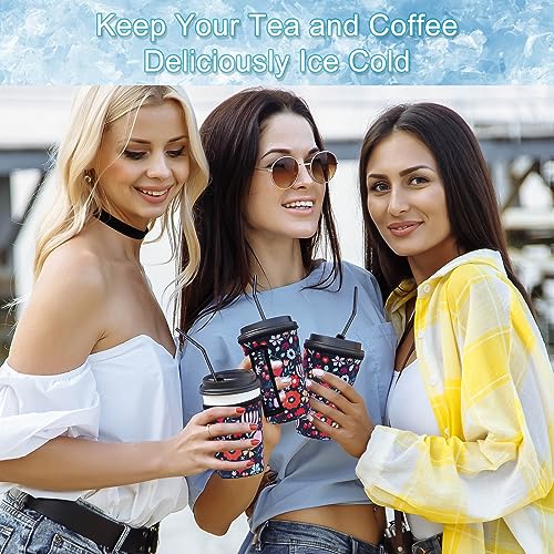 Image of Reusable Coffee Sleeve, Neoprene Sleeve, Fits 16-32oz Hot /Cold Cup