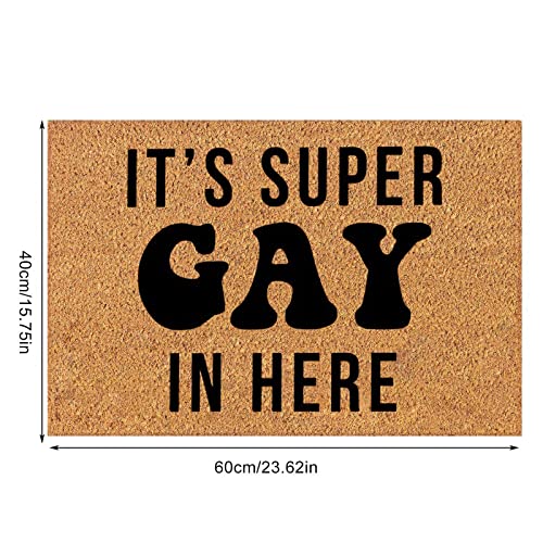 Tunkence Summer Door Mat Outdoor Welcome Doormats Gay Letter Carpet Non Slip Entry Door Entrance Mat Absorbent Bathroom Kitchen Porch Floor Mat #TOP2
