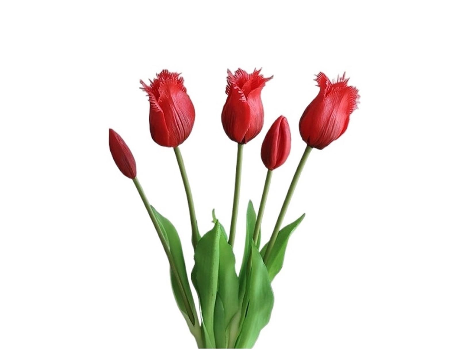 Casetlong Artificial Flowers Wedding Decor Fake Bouquet Party Floral Home(Red)