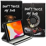 NAUCI Tablet Universal Hülle für 10 10,1 Zoll - Multi-Winkel Schutzhülle kompatibel mit Pritom M10 Tasche Drehbar Tablet bis 10,1 Zoll