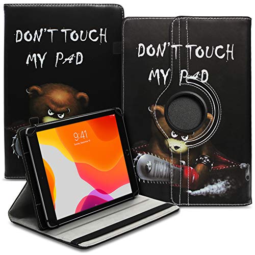 NAUCI Tablet Universal Hülle für 10 10,1 Zoll - Multi-Winkel Schutzhülle kompatibel mit Pritom M10 Tasche Drehbar Tablet bis 10,1 Zoll