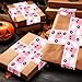 Whaline 109 Yard Halloween Packaging Tape Cute Pink Ghost Pumpkin Flower Pattern Tape Cartoon Shipping Tape for Small Business DIY Crafts Box Carton Decor