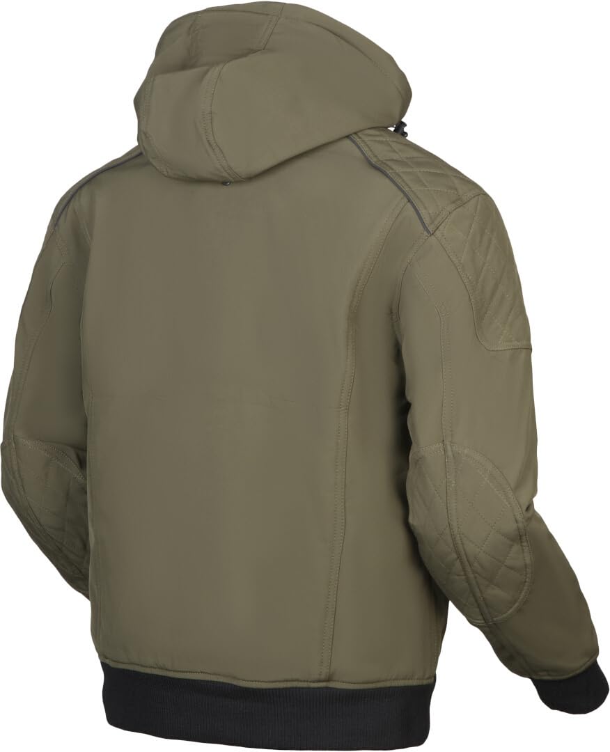 Modeka Clarke Softshell kurtka motocyklowa, oliwkowy, 3XL