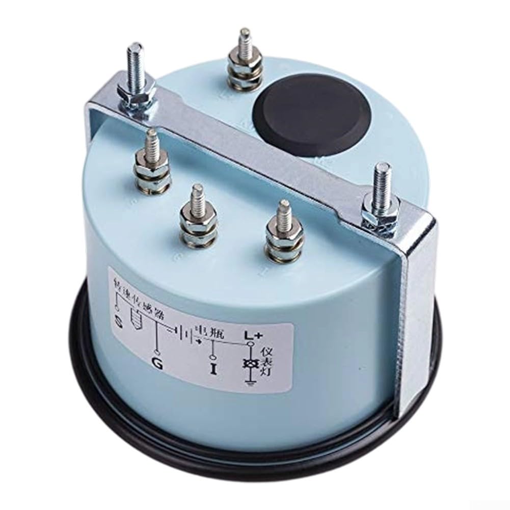 Tacómetro digital para motor diésel de 12 V y 24 V, medidor de RPM compatible con generador, herramienta de monitor precisa en tiempo real, carcasa robusta, fácil