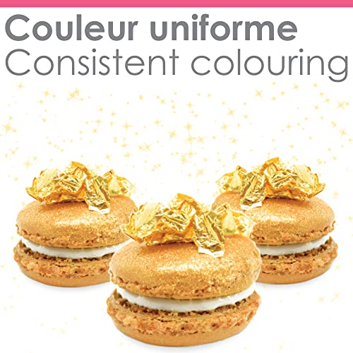 ScrapCooking - Spray Colorant de Surface Or 75 ml - Spray Alimentaire Doré pour faire Briller vos Pâtisseries, Biscuits, Macarons, Pâtes à Sucre, Cupcakes, Gâteaux, Entremets, Bûches - 4298 – vue 5