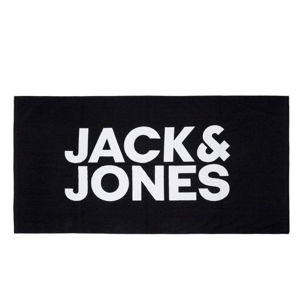 Jack & Jones Adults JACLogo New Beach Towel Black