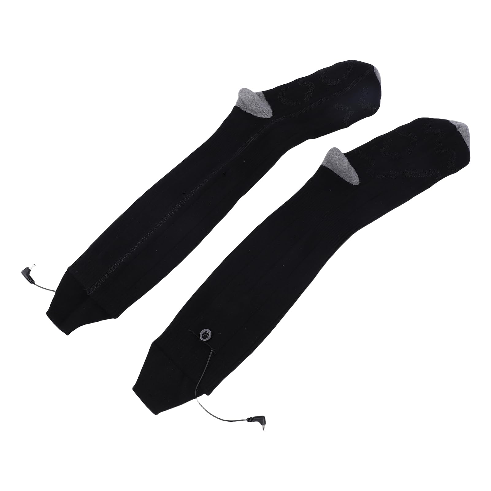 aqxreight Calcetines Calefactables, Calcetines Térmicos Eléctricos con Batería Recargable de 5000 MAh, 4 Ajustes de Temperatura para Calidez Personalizada, Tecnología de Fibra de Carbono de
