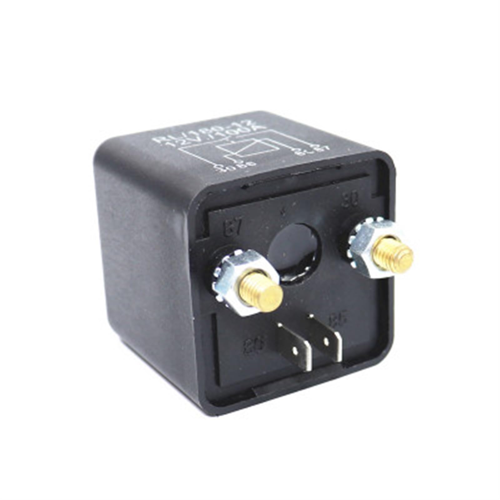 Przekaźnik motoryzacyjny silnik ciężarówka samochód 24V/12V 200A/100A/120A przekaźnik modułowy typu ciągłego 1 sztuk (12V1.8W120A)