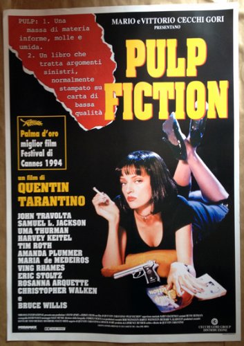 Marchio: Iloveprint PULP FICTION - Poster Manifesto Originale Cinema