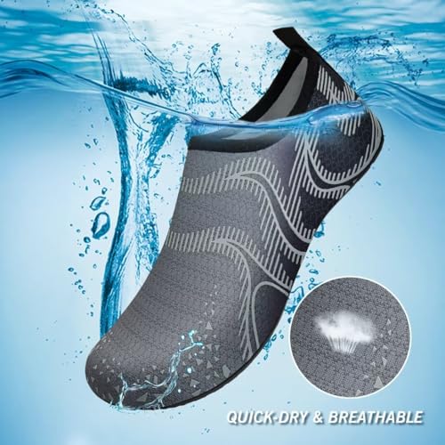 Image of IceUnicorn Water Shoes Men Women Beach Swim Aqua Barefoot Socks Pool Quick Dry Yoga