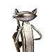 Too-arts A Playing Saxophone Cat Metal Sculpture Iron Statue Handwork Handicrafts, 3 Funny Design