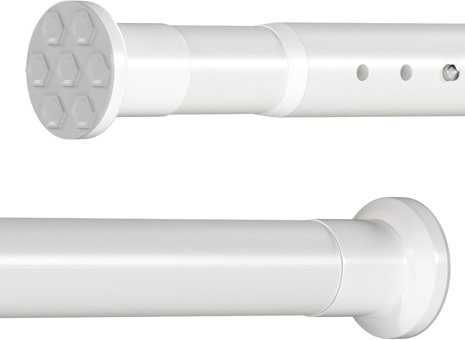 Assorted curtain rods, shower curtain rods, shower handles