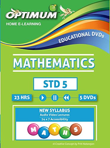 Optimum Educators Educational DVDs HD Quality for Std 5 MH Board Math ...