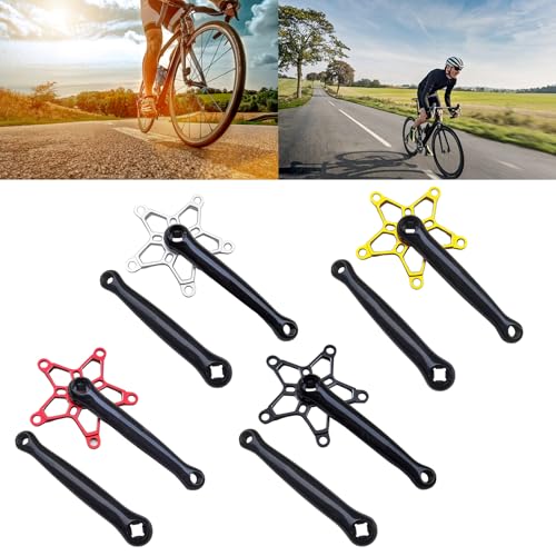 Pédalier de vélo 170 mm en aluminium compatible manivelle VTT et route - 2
