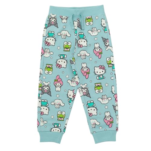Image of Hello Kitty Girls' 2-Piece Sweatshirt and Joggers Set Toddler to Big Kid