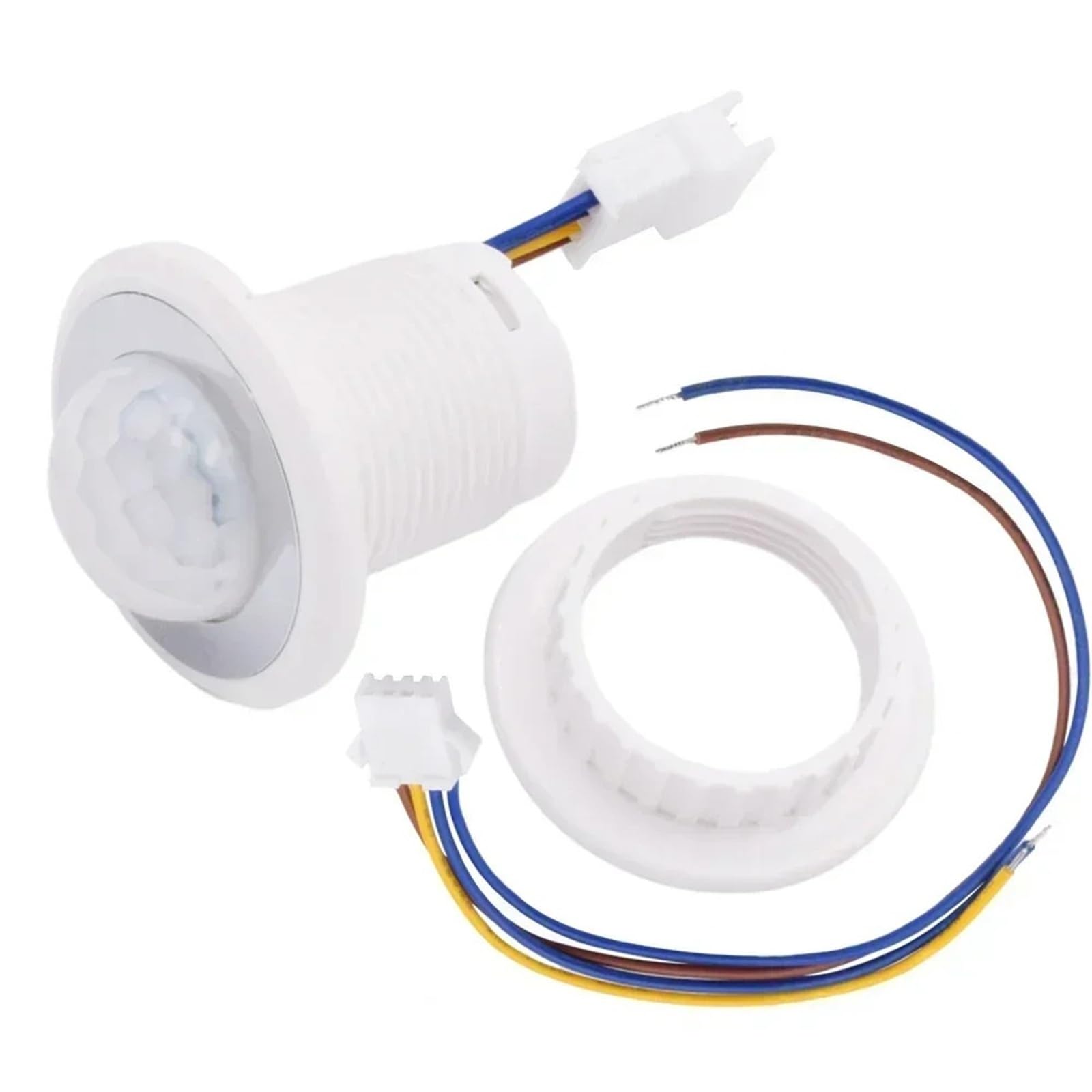 Sensor de movimiento infrarrojo, detector IR, interruptor de encendido y apagado automático, retardo de tiempo ajustable, 110 V, 220 V CA, 100-240 V CA, 1 unidad