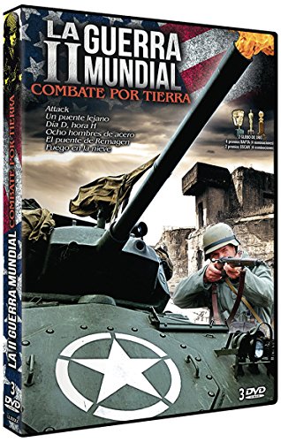 La Segunda Guerra Mundia- Combate Por La Tierra (Pack 6 Movies : Attack, Tobruk, Breakthrough, Eight Iron Men, The Bridge At Remagen, Battleground) European Import Region 2